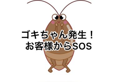 ゴキブリ対策！お客様からＳＯＳ