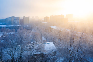 今季１番の寒い日・・・リビングの壁掛けエアコン１４畳（４.０ｋＷ）１台で建物面積３６坪の暖かさを体感！