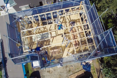 ３月上棟合計５棟！ご紹介第２弾【伊勢原市石田Ｙ様邸】心を込めて上棟しました♪